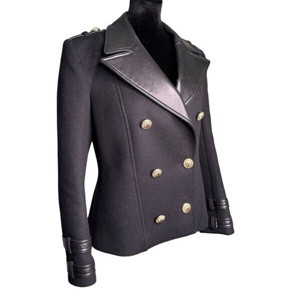 Balmain Cashmere & Lambskin Jacket (EU 40/US 8) - Picture 9 of 14